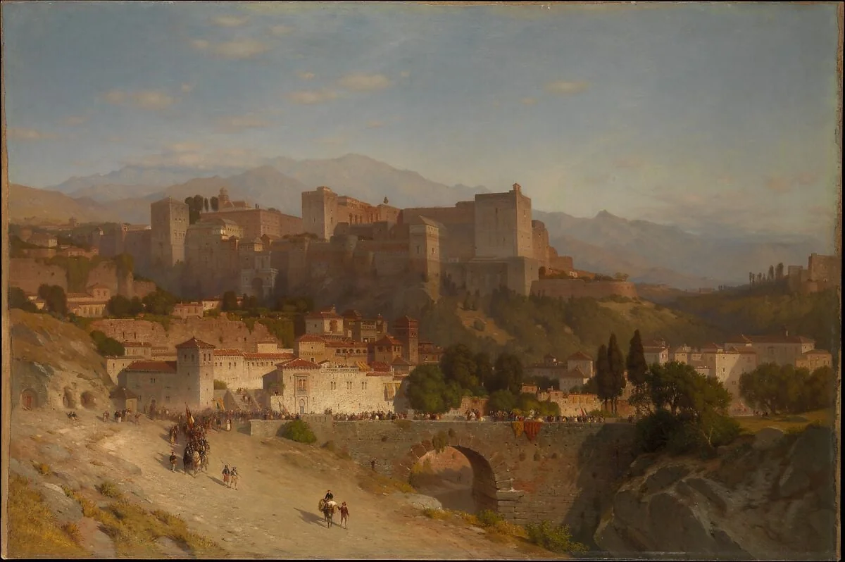 The Hill of the Alhambra, Granada, detail