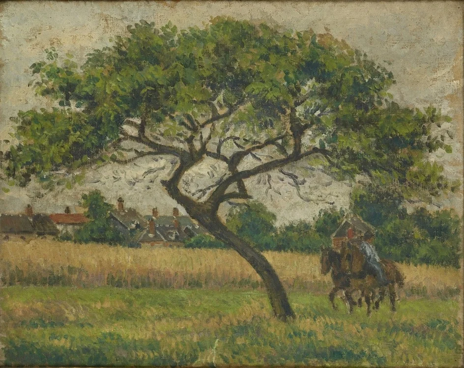 Landscape with Riders, detail