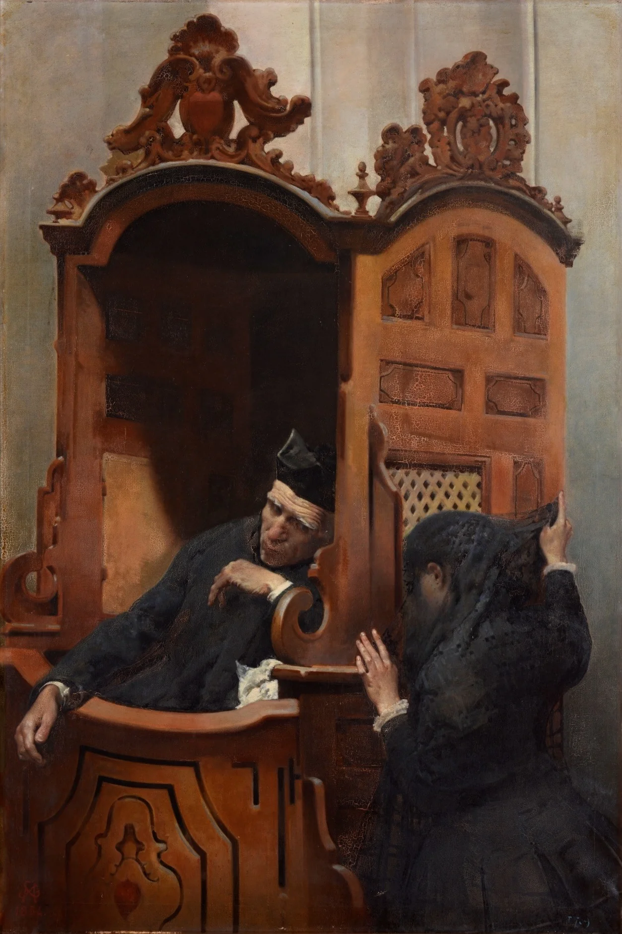 La penitente, detail