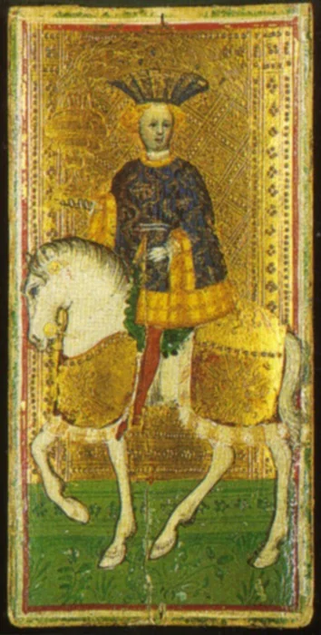cavaliere di coppe, detail