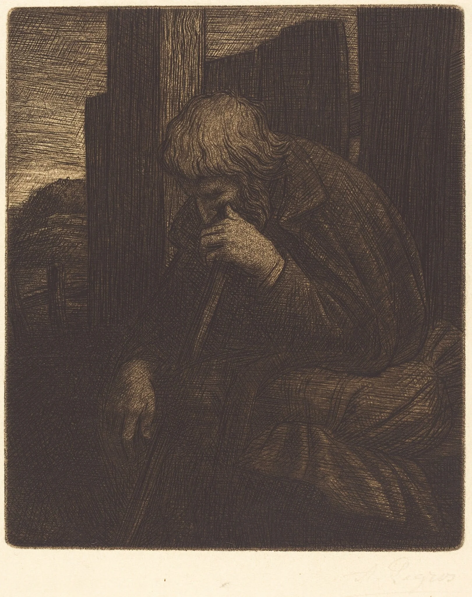 Thinker (Le penseur), detail