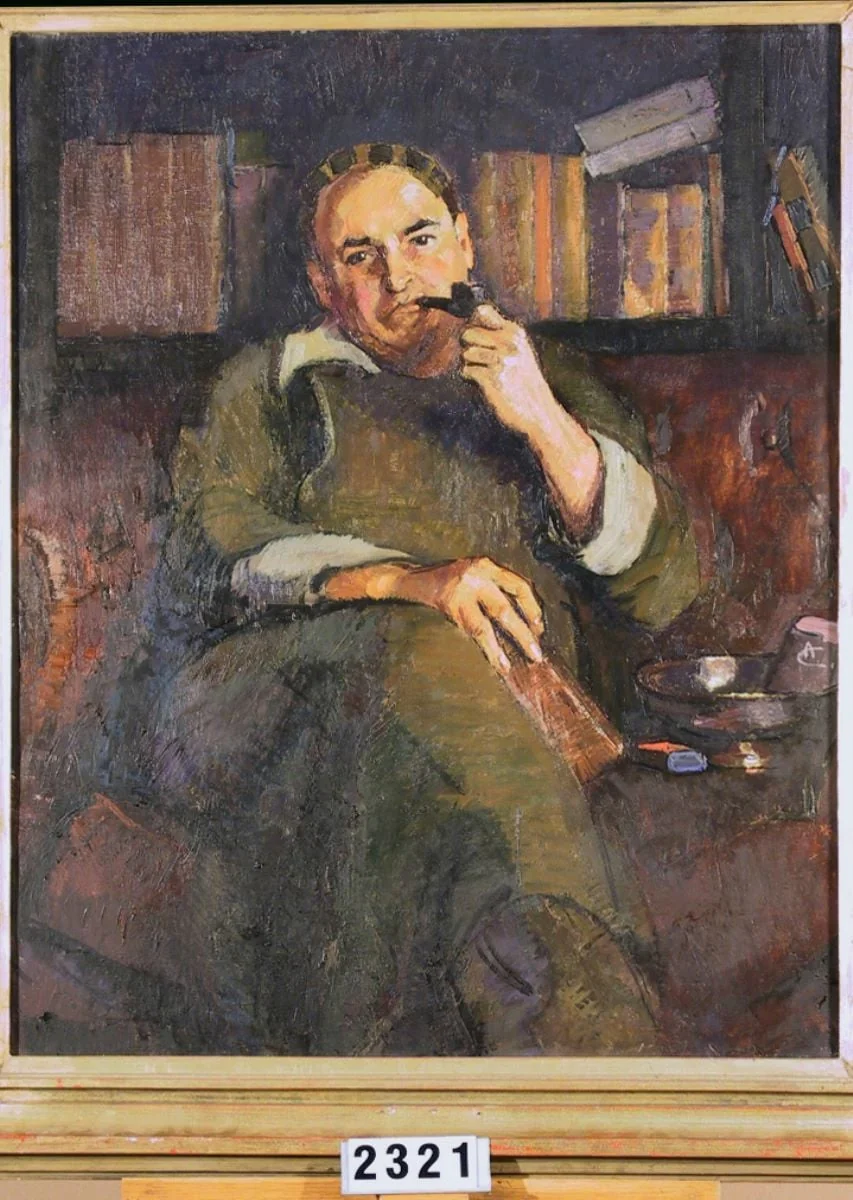 Poetul Marcel Breslașu, detail