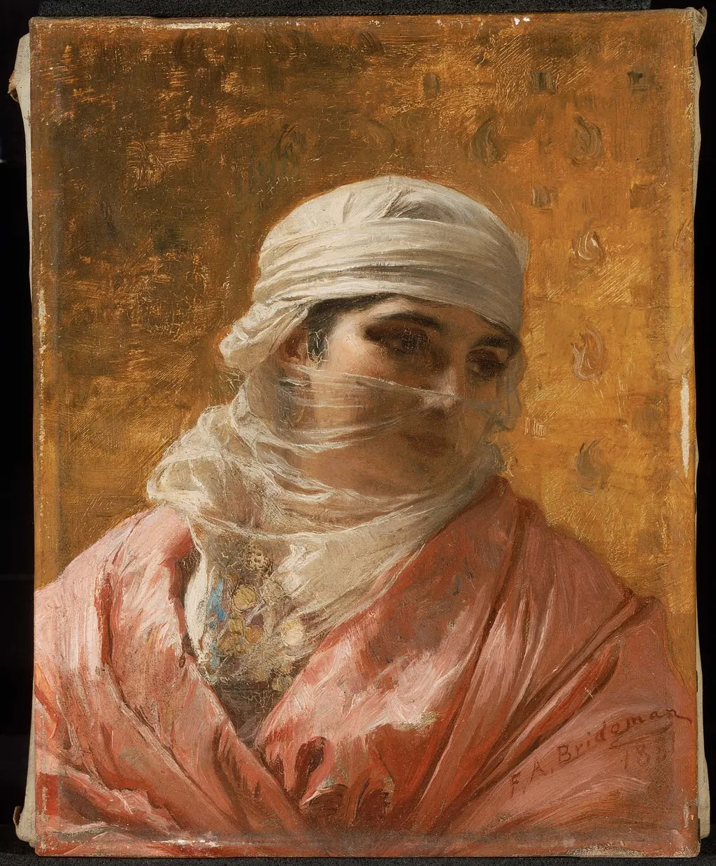 A Circassian, by Frederick Arthur Bridgman, oil, 1891