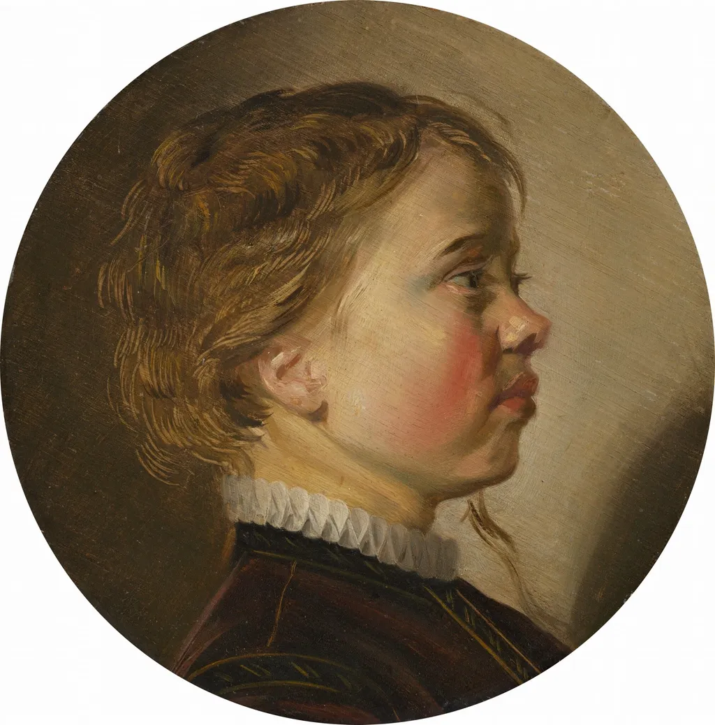 Young Boy in Profile, by Judith Leyster, oil, 1630