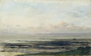 Beach at Ebb Tide, by Charles François Daubigny, oil, 1850