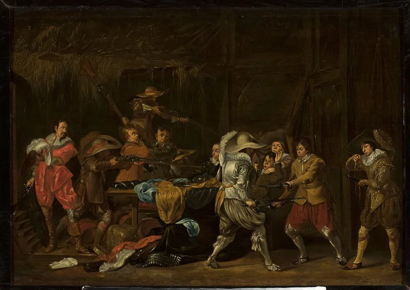 Soldiers’ fight, detail