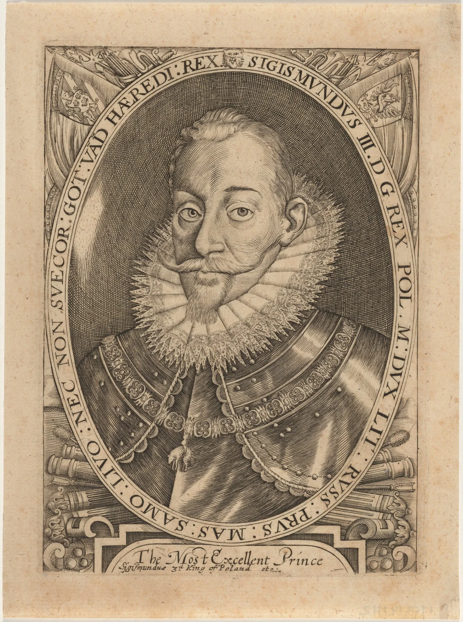 Sigismund III, King of Poland and Sweden, detail