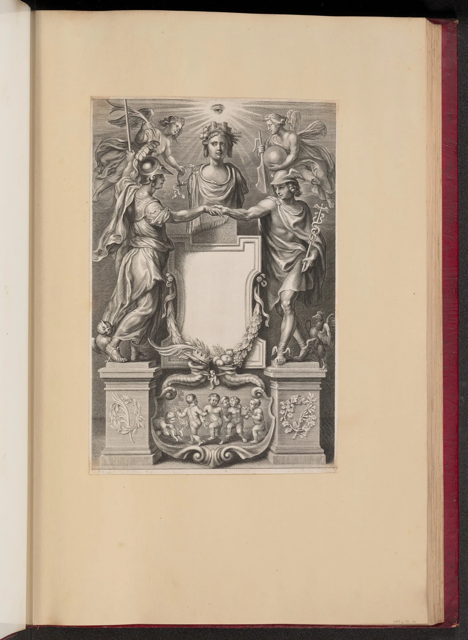 Title Page for Frederik de Marselaer, Legatvs, detail