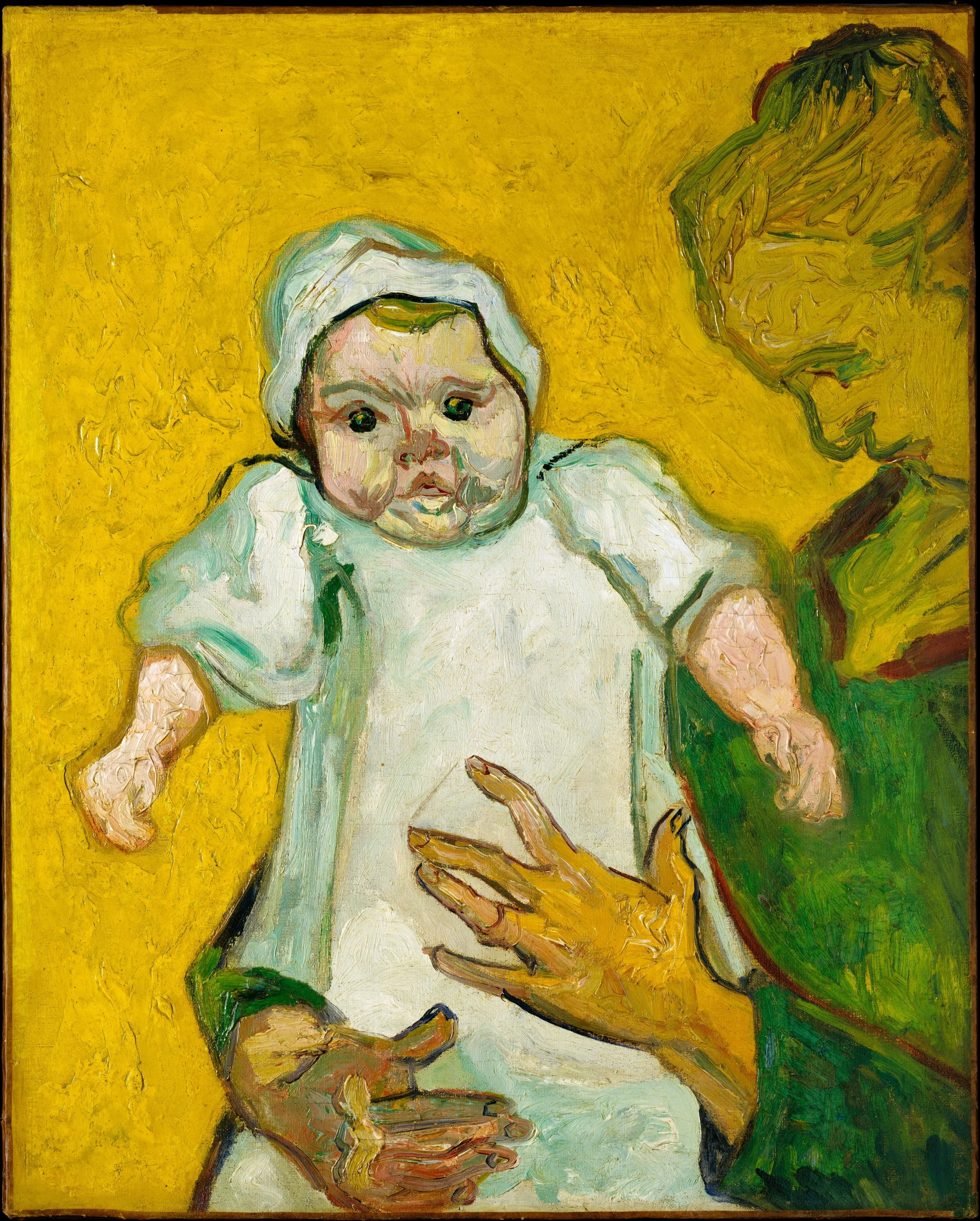 Madame Augustine Roulin with Baby, detail