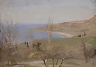 Yalta (Spring – Poplars), by Jan Ciągliński, unspecified, 1906