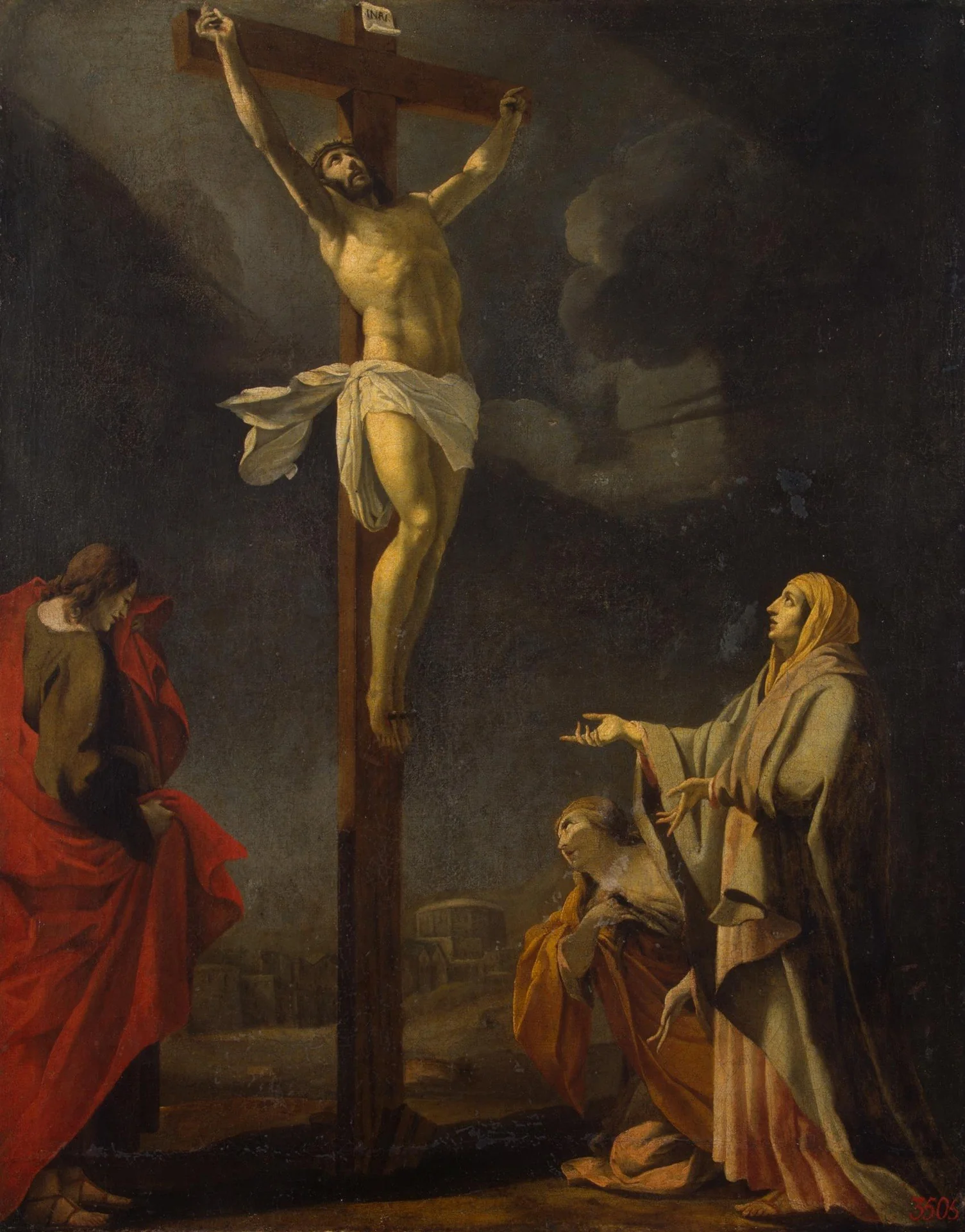 The Crucifixion, detail