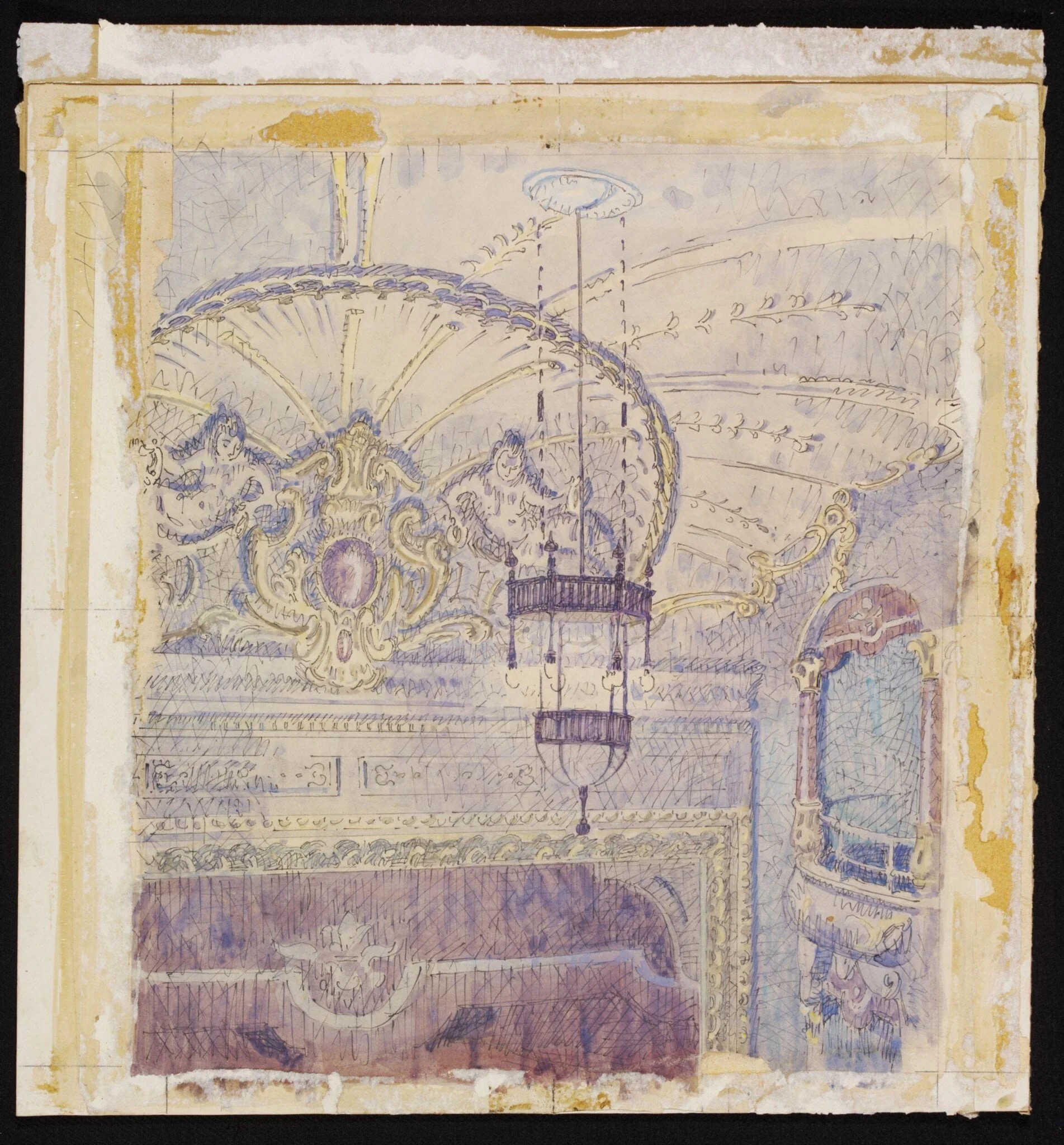 The Interior of the Old Grand Theatre, now the Gaumont Hippodrome, Colchester, detail