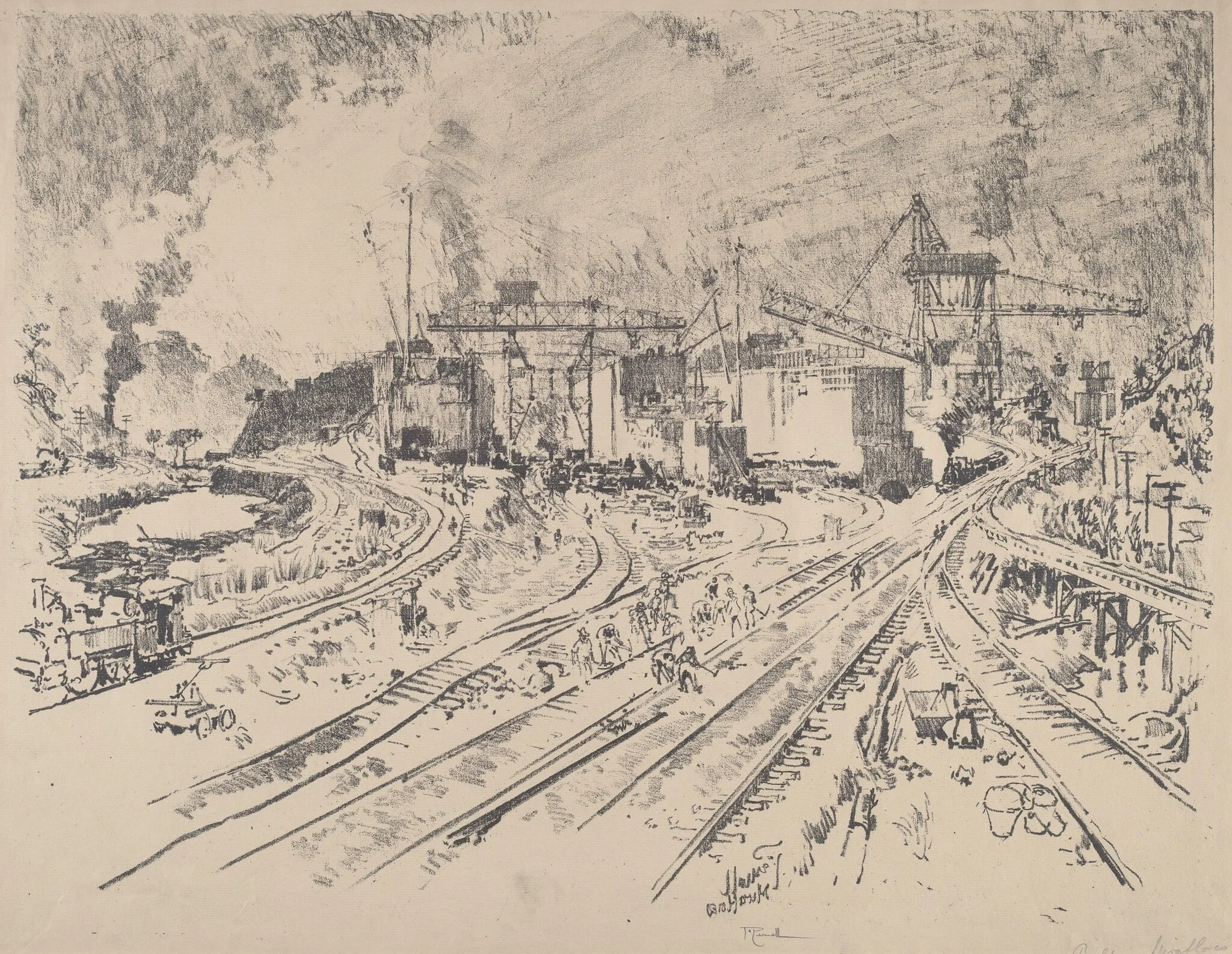 Early Morning, Miraflores, detail
