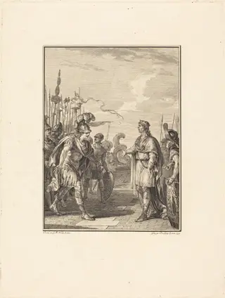 Iphis, by Robert Delaunay, ink, 1779