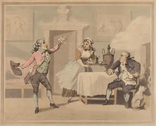 Manager and Spouter, by Thomas Rowlandson, 1784