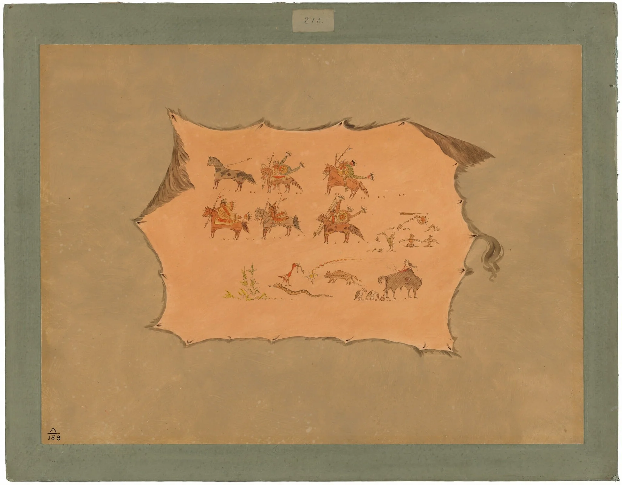 Facsimile of a Pawnee Doctor's Robe, detail