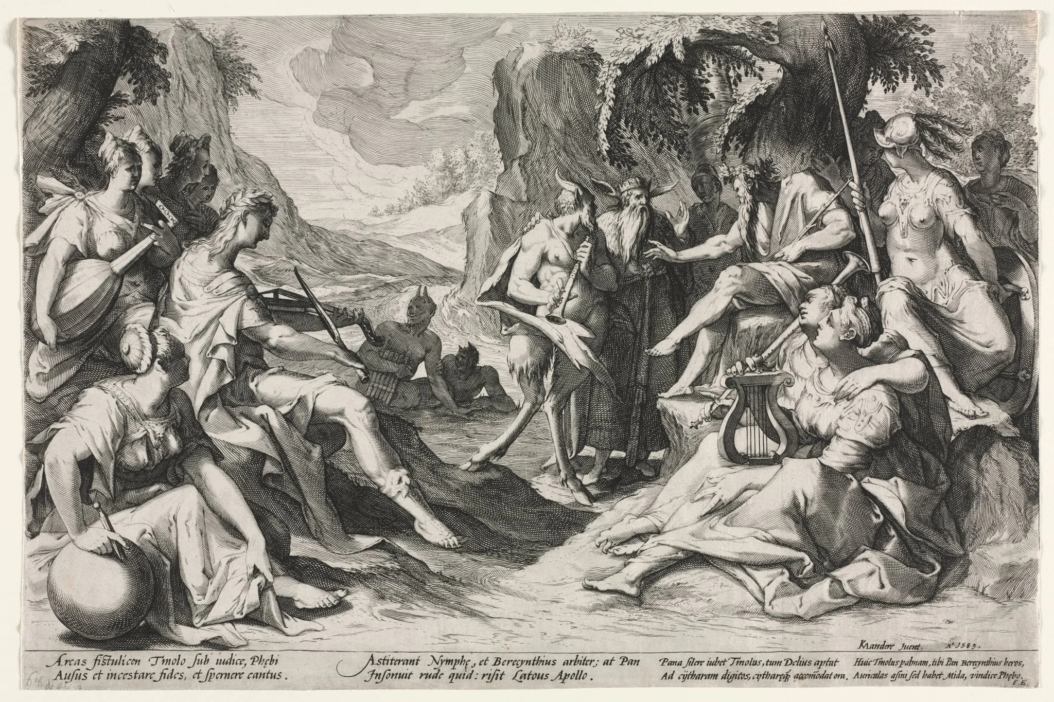 The Judgment of Midas, detail
