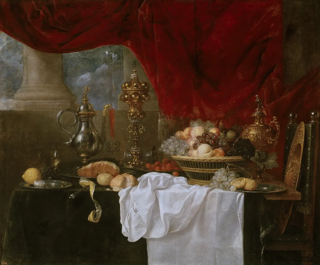 Table, by Andries Benedetti, oil