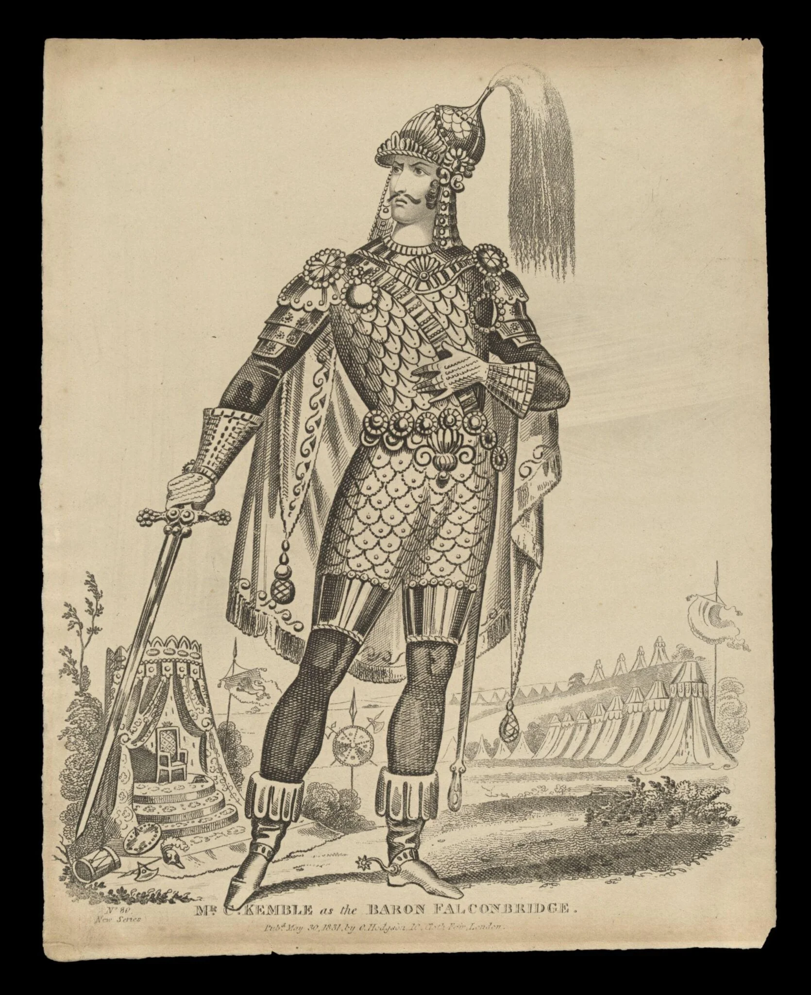 H Beard Print Collection, detail