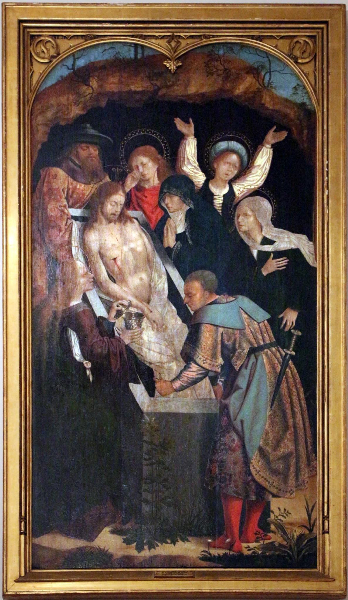 Deposição de Cristo no Túmulo, detail
