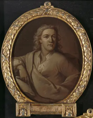 Portrait of Cornelis van der Pot (1707-1728). Merchant and Poet in Rotterdam, by Dionys van Nijmegen, unspecified, 1752