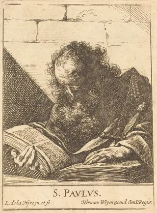 Saint Paul, by Laurent de La Hyre, ink, 1624