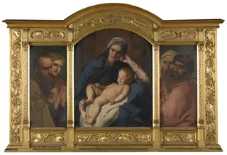 Mother of the Messiah and the Four Evangelists, by Charles Verlat, unspecified, 1873