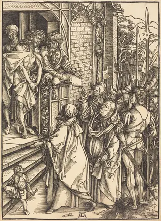 Ecce Homo, by Albrecht Dürer, ink, 1498