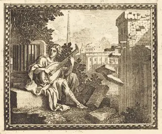 Amphion, by Jean Lepautre, ink, 1676