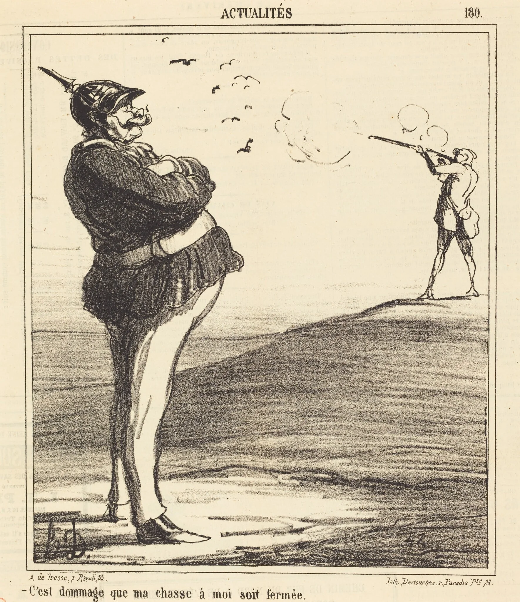 C'est dommage que ma chasse a moi soit fermée, detail