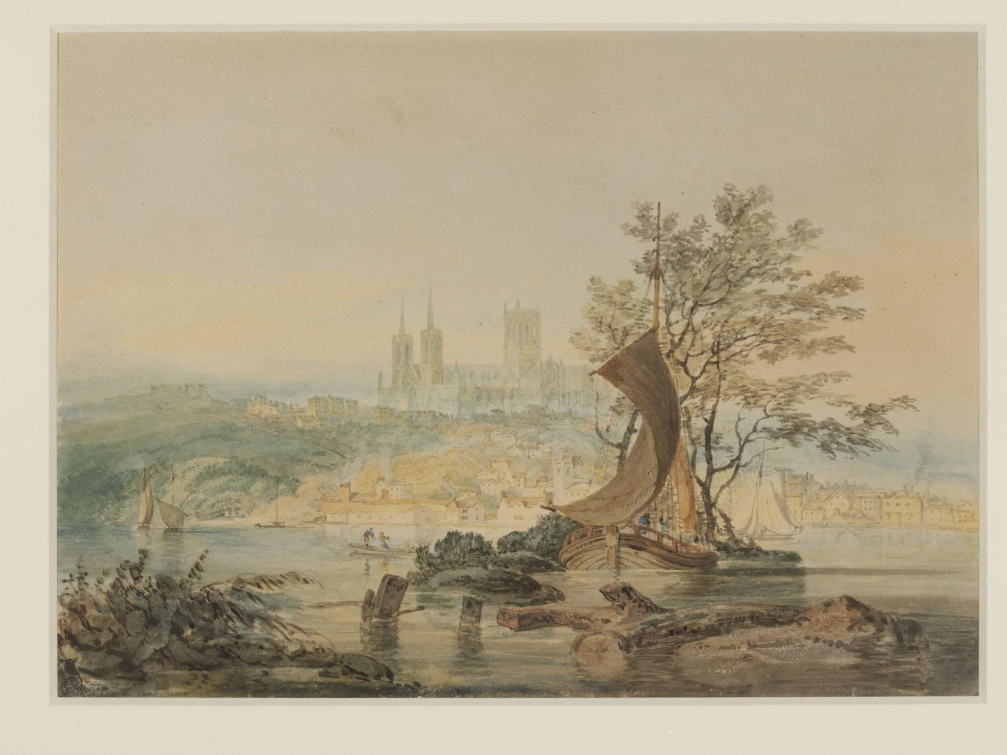 View of Lincoln, detail