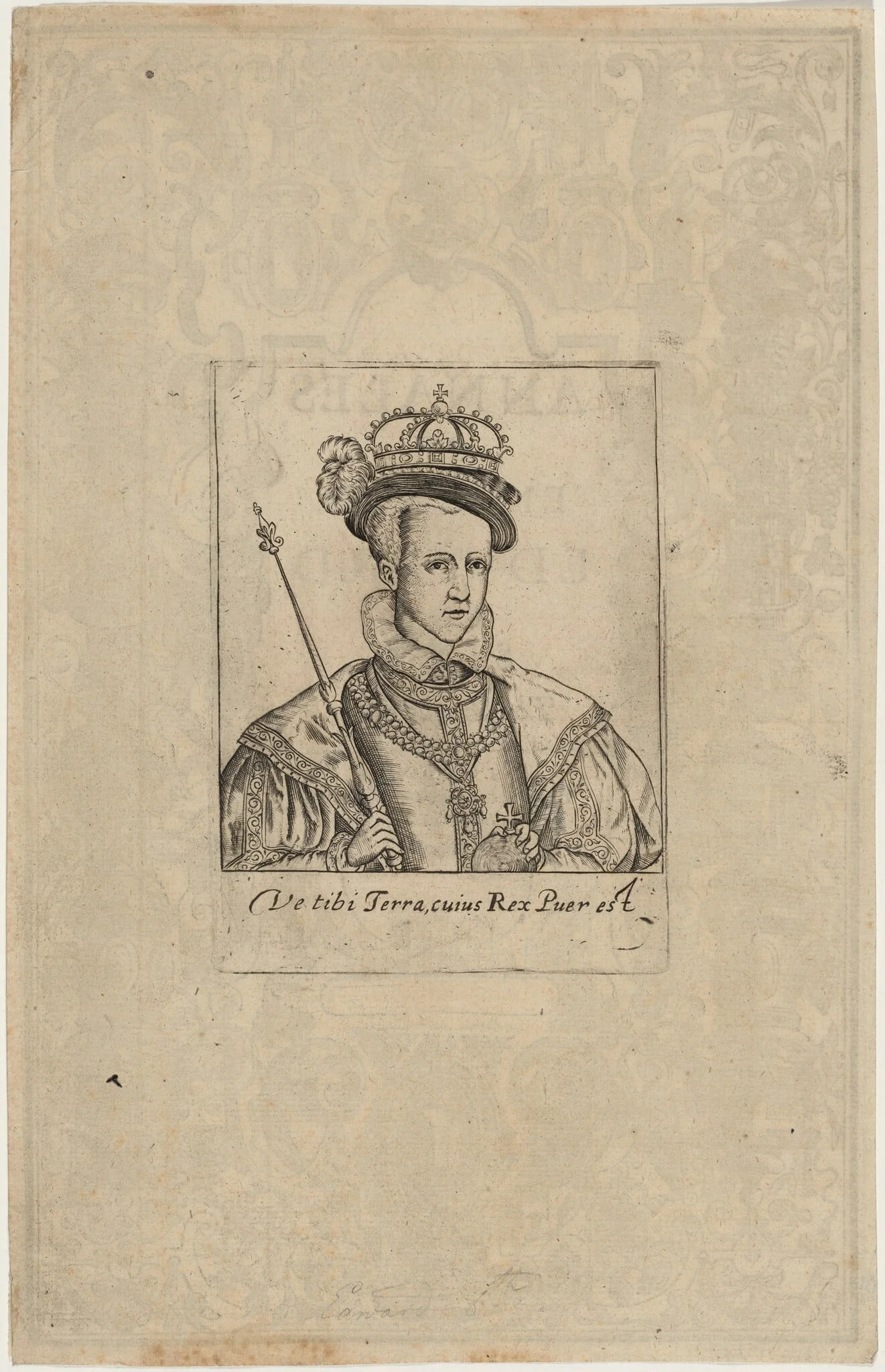 Edward VI, detail