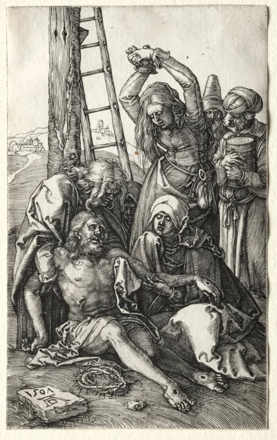 The Lamentation, detail