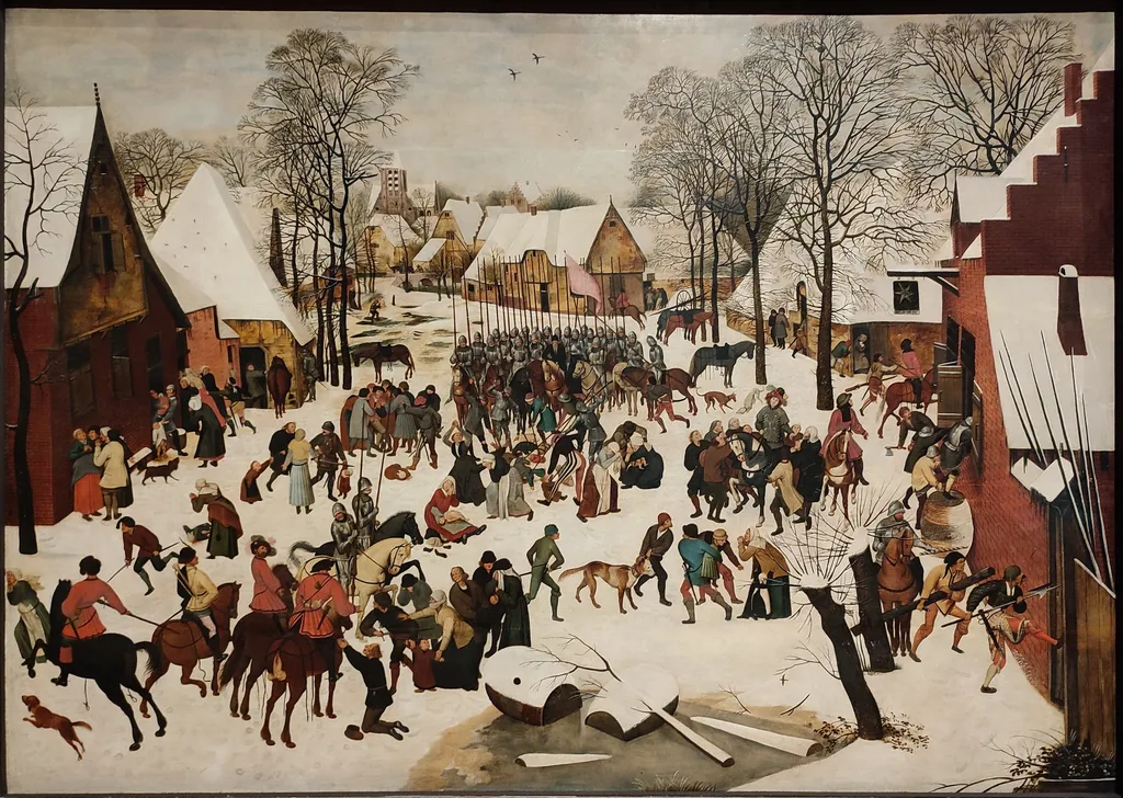 Massacre of the Innocents, by Pieter Brueghel the Younger, unspecified, 1610