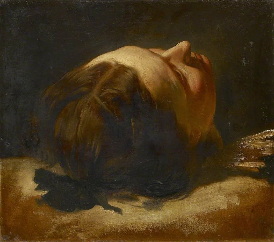 Study for 'The Execution of Mary, Queen of Scots', detail
