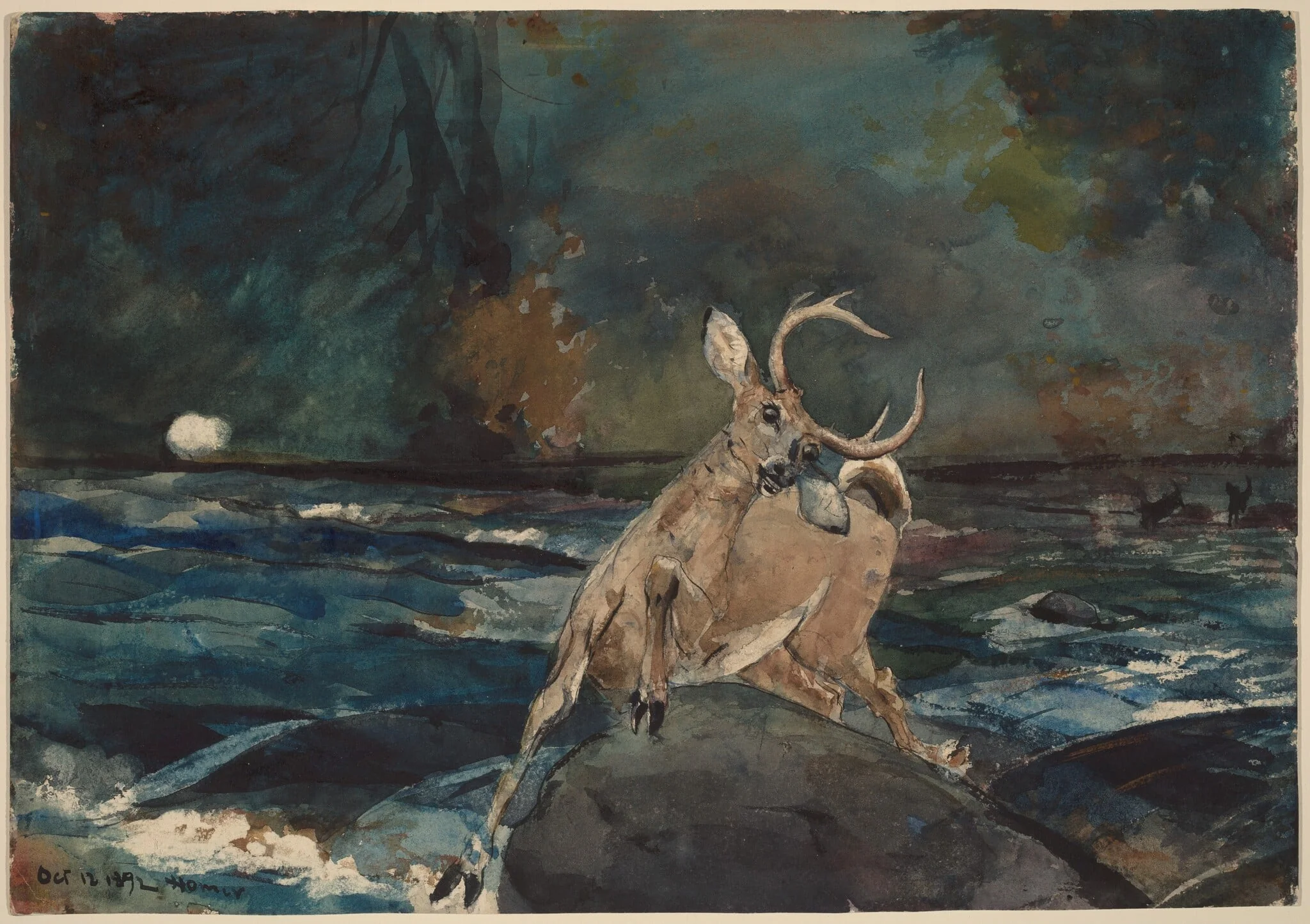 A Good Shot, Adirondacks, detail