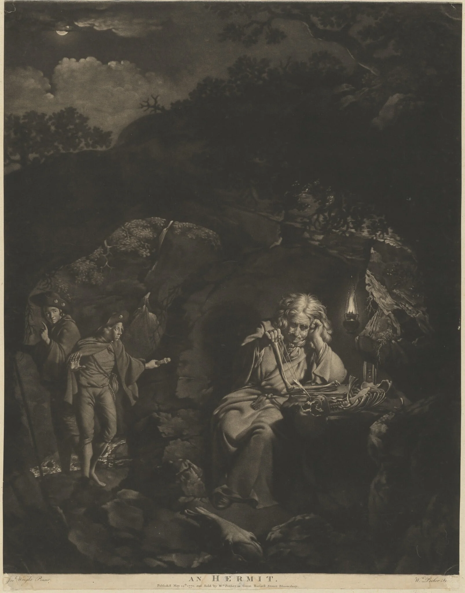 An Hermit, detail