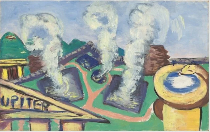 Hot Springs at Abano, detail