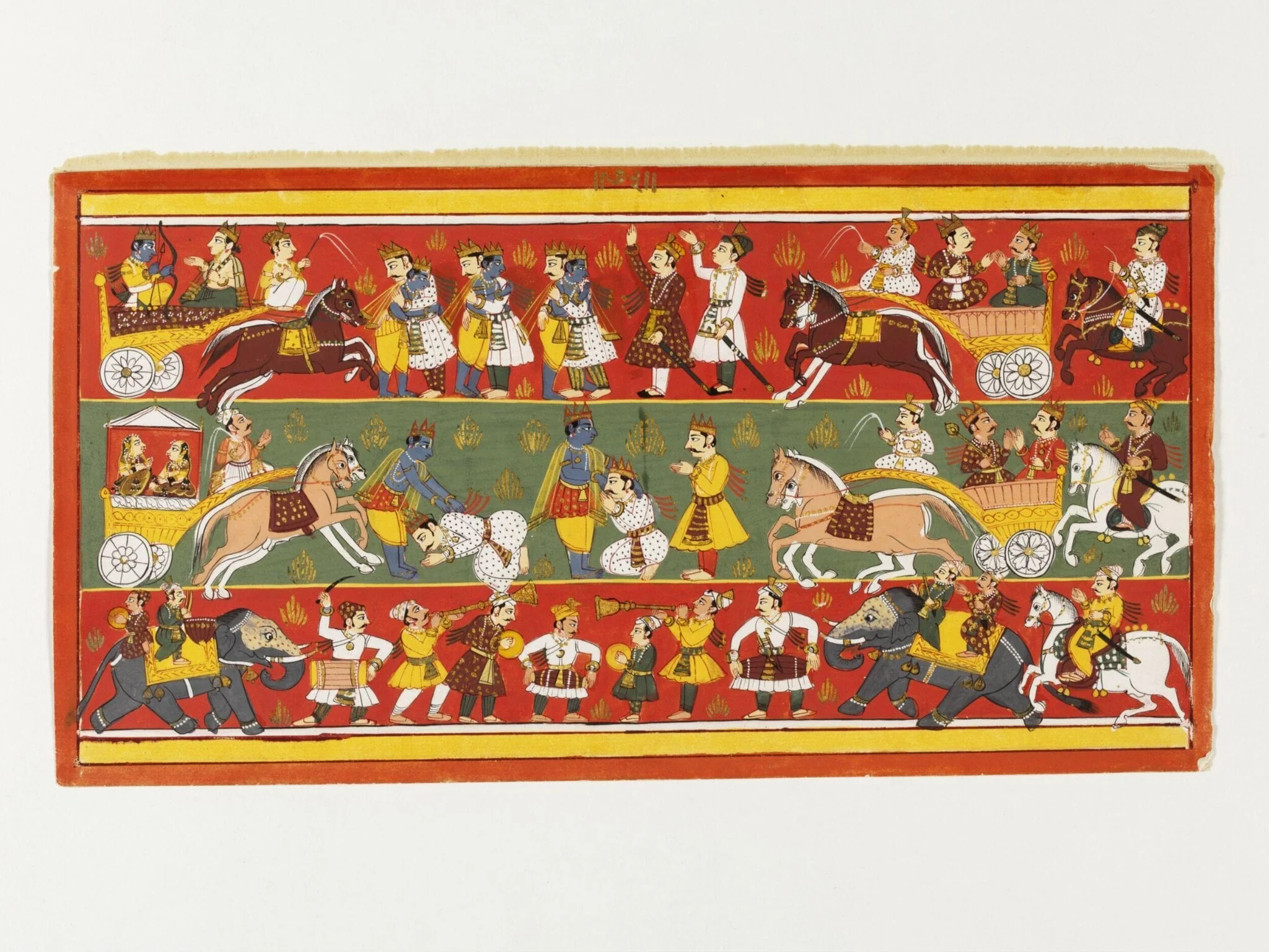 Krishna, detail