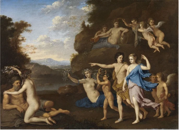 A Classical Landscape, detail