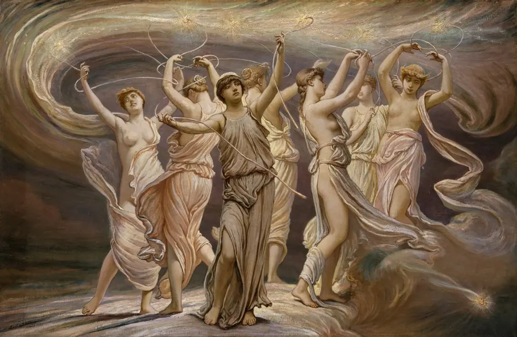 The Pleiades, by Elihu Vedder, oil, 1893