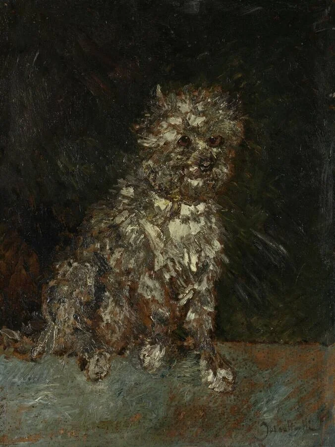 Griffon blanc, detail