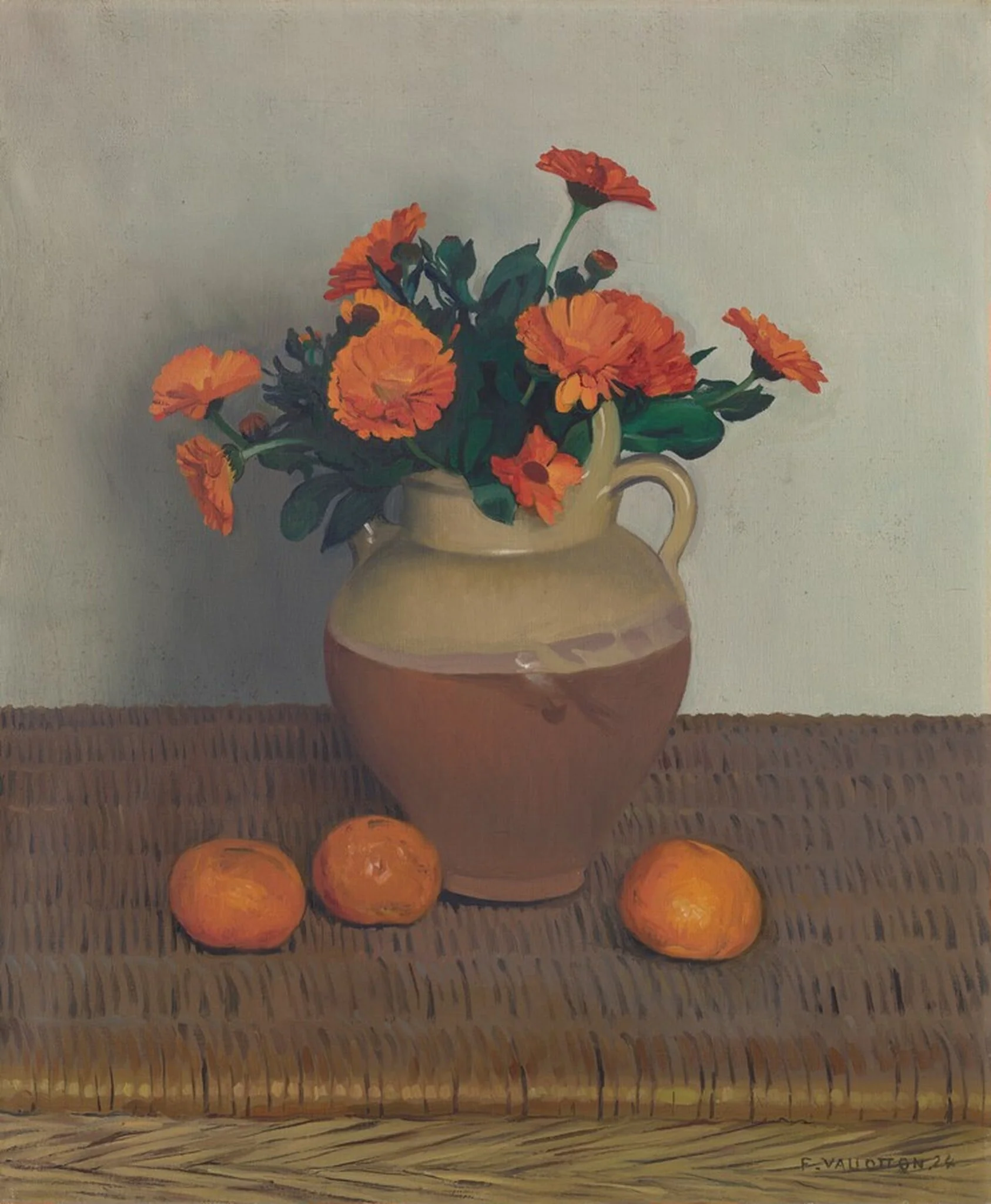 Marigolds and Tangerines, detail