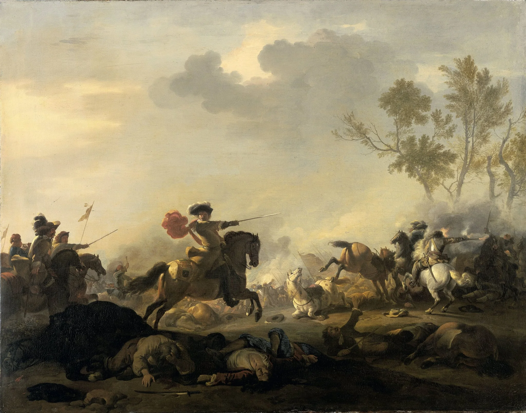 Cavalry Attack, detail