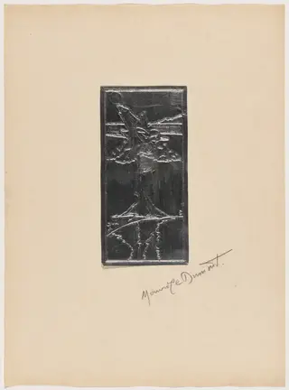 Image, by Maurice Dumont, ink, 1895