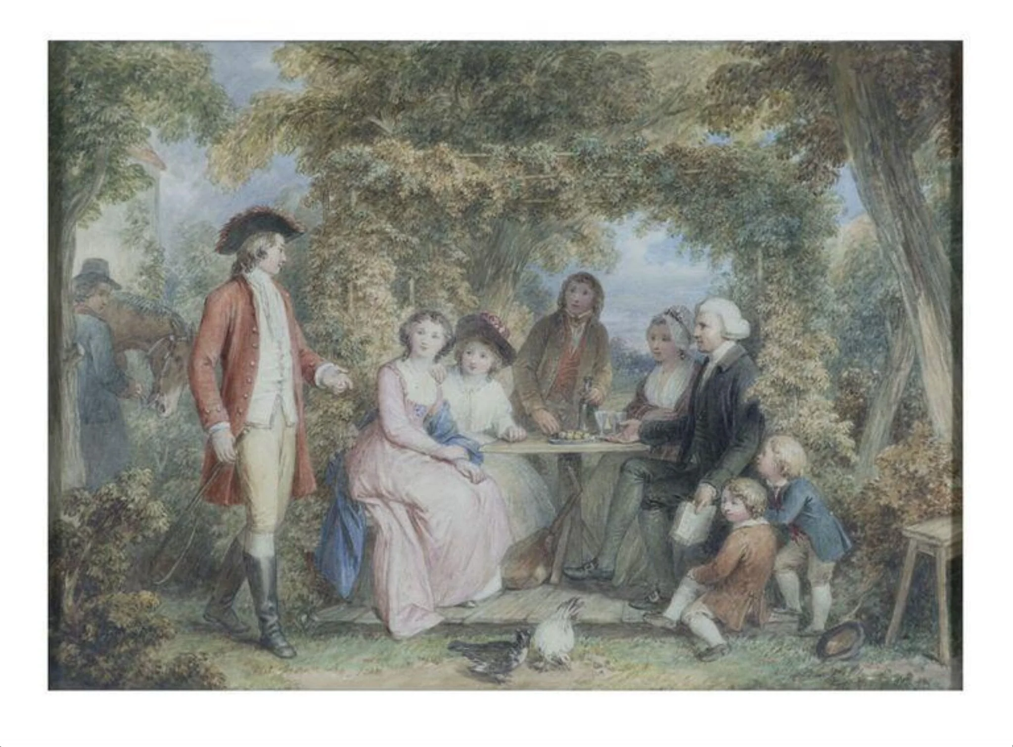 Young Thornhill introducing himself to the Primrose Family, detail