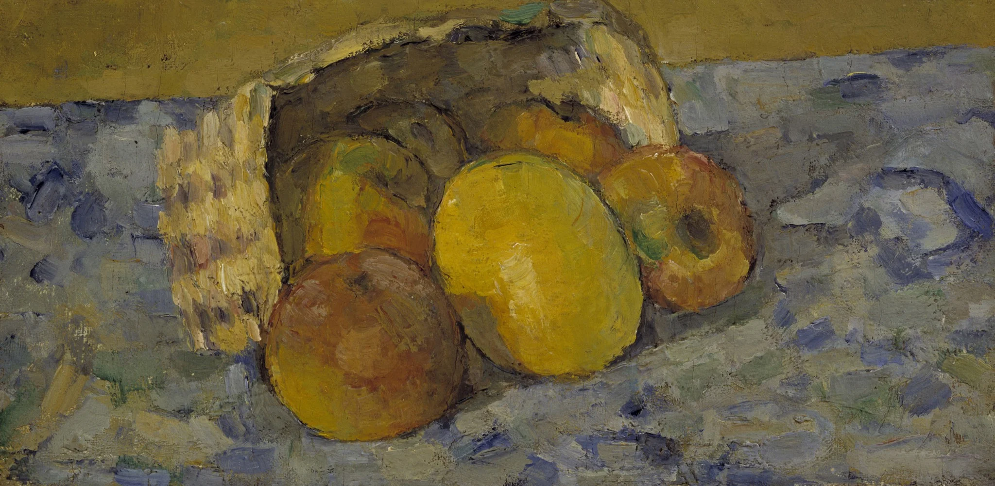Overturned Basket of Fruit, detail