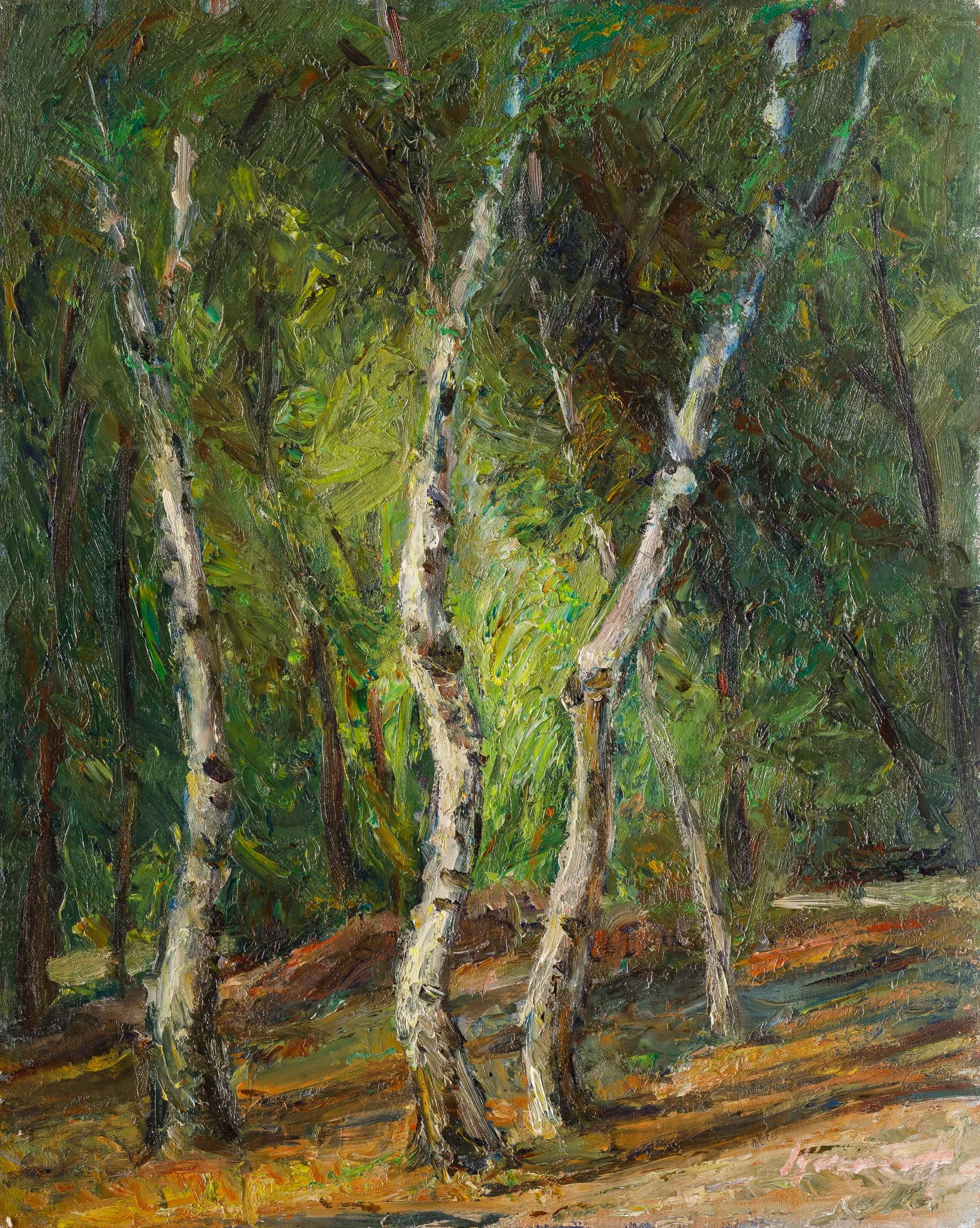 Pădure de mesteacăn, detail