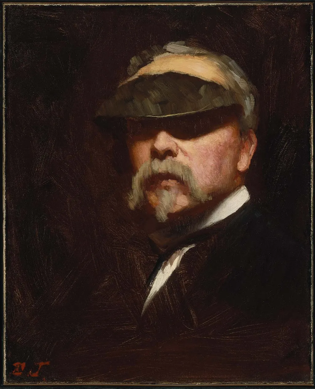 Self Portrait, by Eastman Johnson, oil, 1893