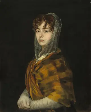 Señora Sabasa Garcia, by Francisco de Goya, oil, 1808